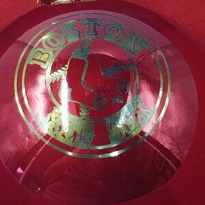SC Christmas MLB Boston Red Sox Ball Ornament Laser Engraved Heirloom Keepsake